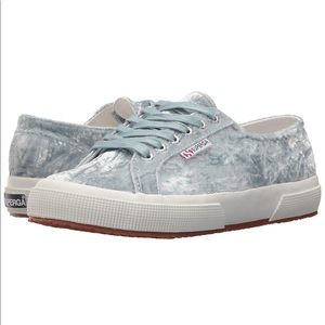 Superga 2750 crushed velvet sneakers